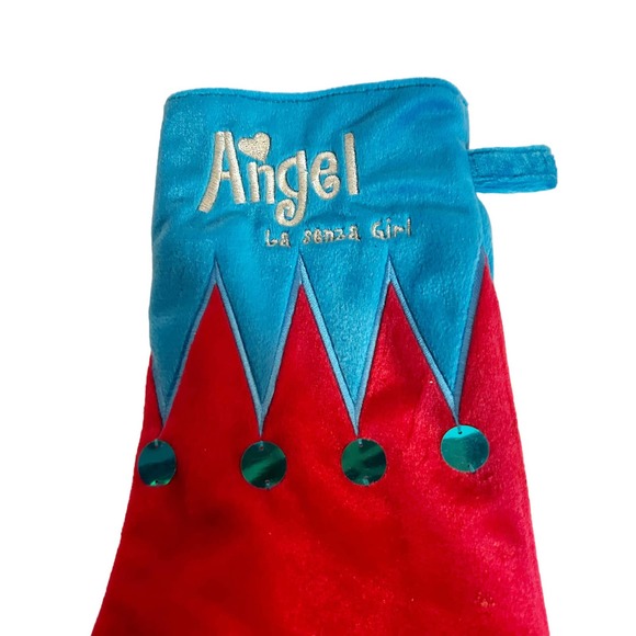 Angel Y2K La Senza Girl Velvet Christmas Stocking Vintage - Picture 5 of 6
